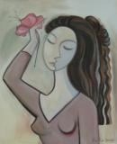Caribbean Art - Janice Sylvia Brock - Desert Rose