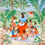 Caribbean Art - Janice Sylvia Brock - Story Teller
