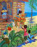 Caribbean Art - Janice Sylvia Brock - Whispers