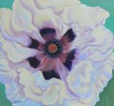 Caribbean Art - Janice Sylvia Brock - White Poppy